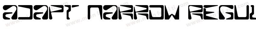 Adapt Narrow Regular字体转换